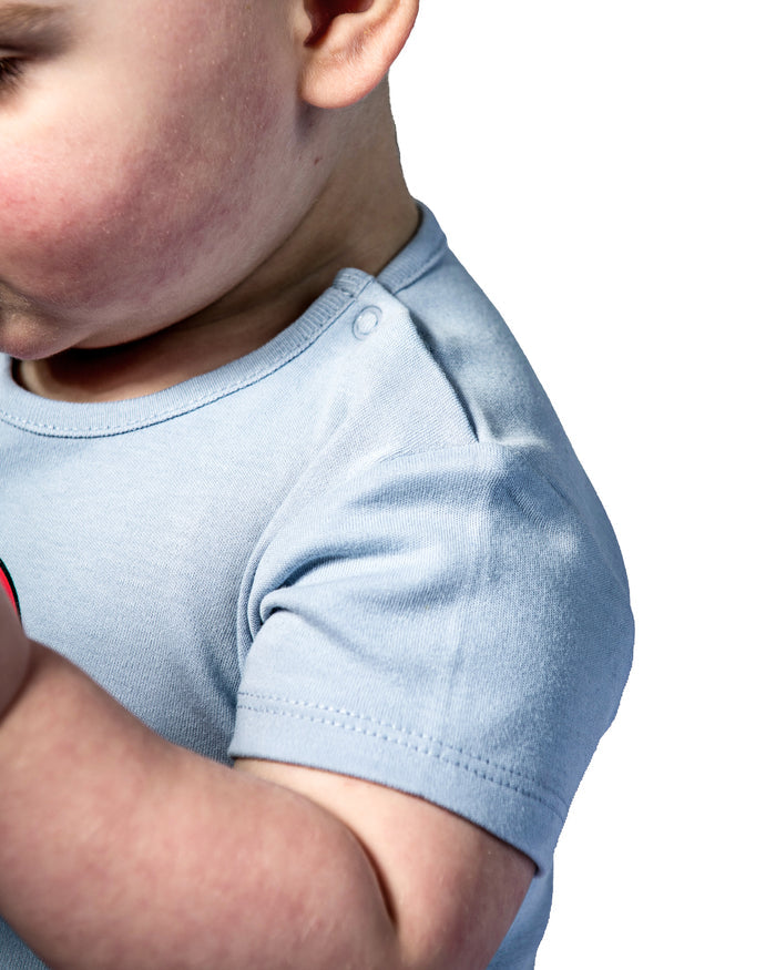 Barrinha Baby Bodysuit - Blue