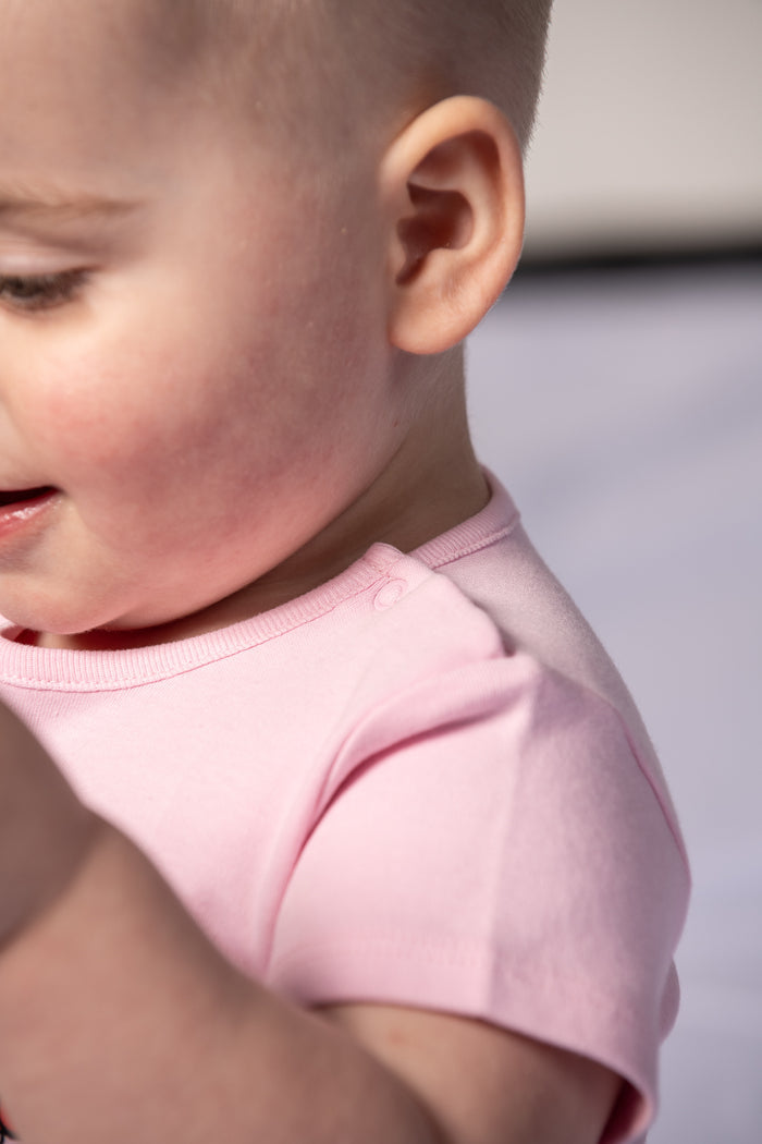 Barrinha Baby Bodysuit - Pink