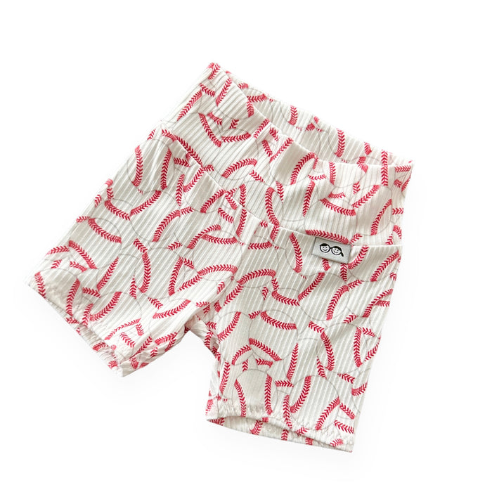 Baseball Biker Shorts