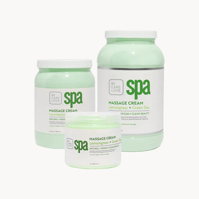 BCL Spa Pedicure Organic Massage Cream - Lemongrass + Green Tea