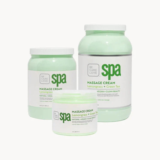 BCL Spa Pedicure Organic Massage Cream - Lemongrass + Green Tea