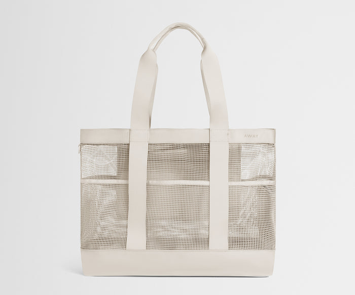 Beach Tote in Salt White