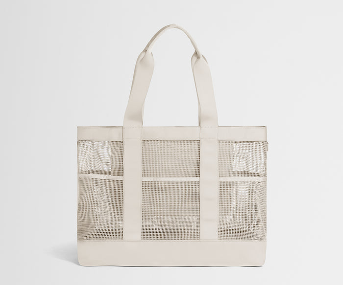 Beach Tote in Salt White