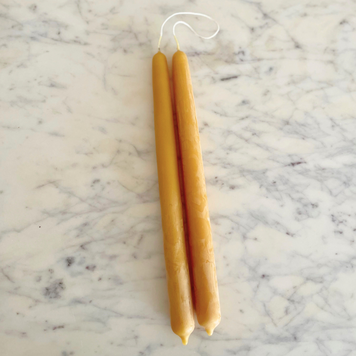 Beeswax Taper Candles