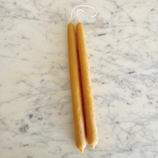 Beeswax Taper Candles