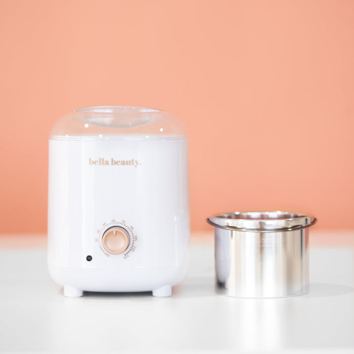 Bella Beauty Pro - Baby Wax Heater Kit (Heater + Thin Spatulas + Silicone Insert)