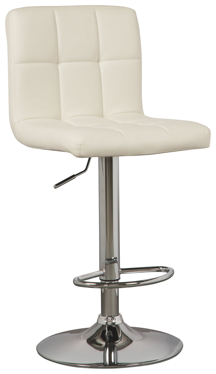 Bellatier D120-230 Bone Tall UPH Swivel Barstool2CN
