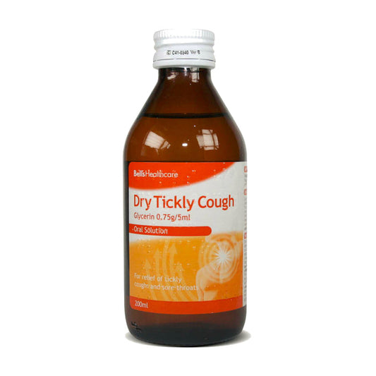 Bells Dry Tickly Cough Medicine 200Ml 262298
