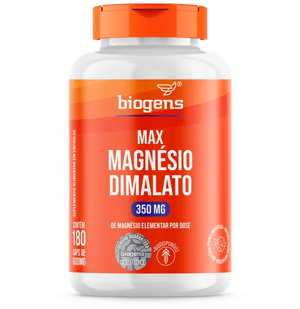 BIGENS | Max Magnésio Dimalato (180 Cápsulas)