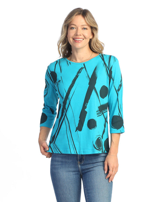 "Bimba" Abstract Top - 14-1501