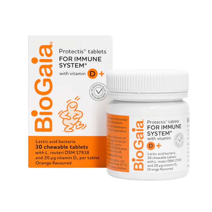 BioGaia Protectis Vit D+Tablets 30's-