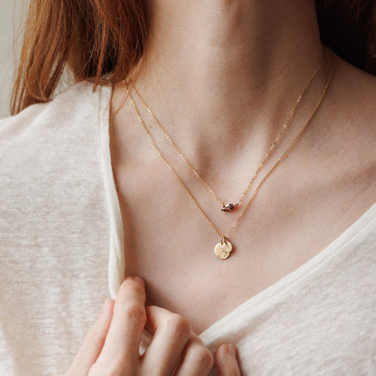 Birth Month Necklace Set