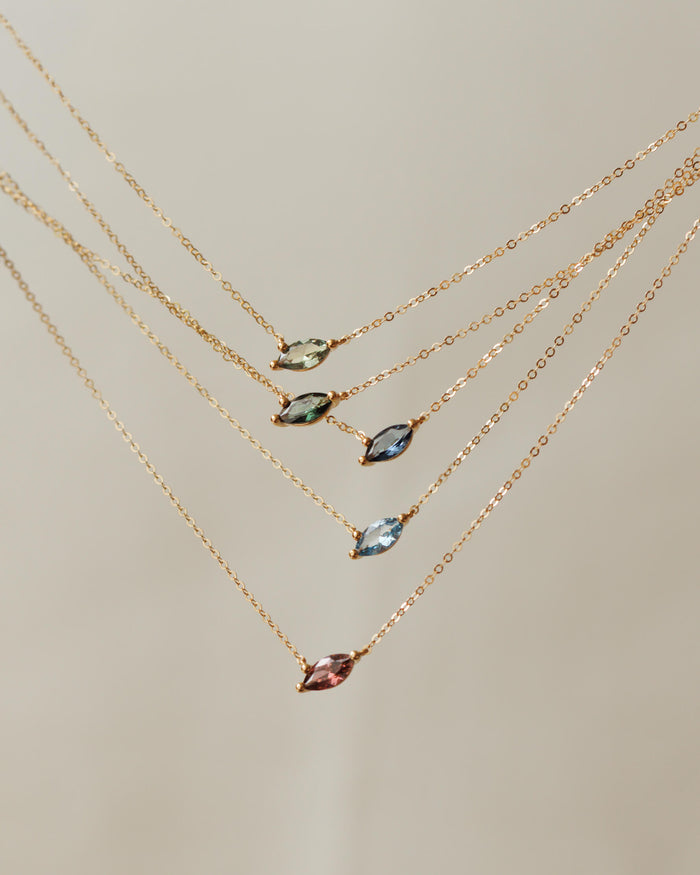 Birth Month Necklace Set
