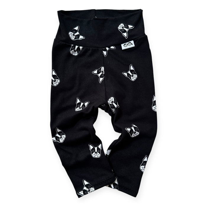 Black  French Bulldog Leggings
