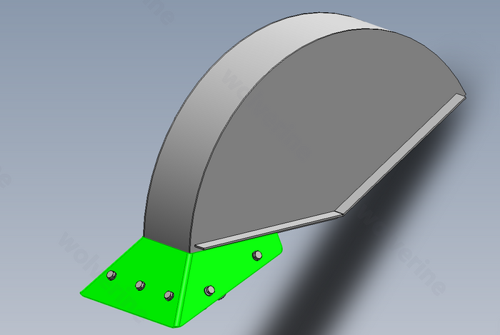 Black Rubber Guard (with bolts)