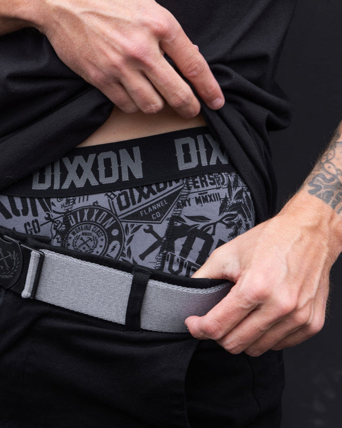 Blue Collar 2pk boxers - Black & Grey