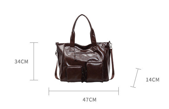 BP930 - Retro Travel Women's Shoulder Bag
