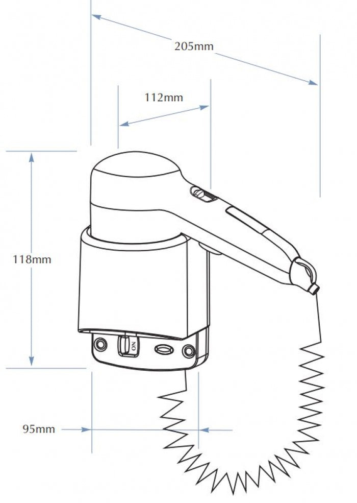 Bradley 5-Star 220-115 Hair Dryer Dual Heat