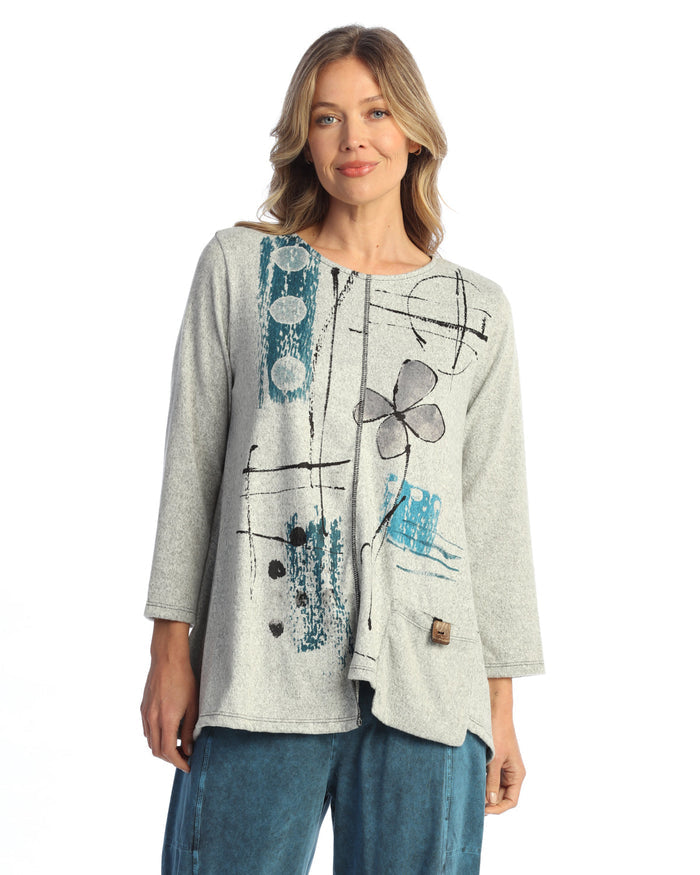 Brushed Knit Tunic Top - FB2- Limited Sizes
