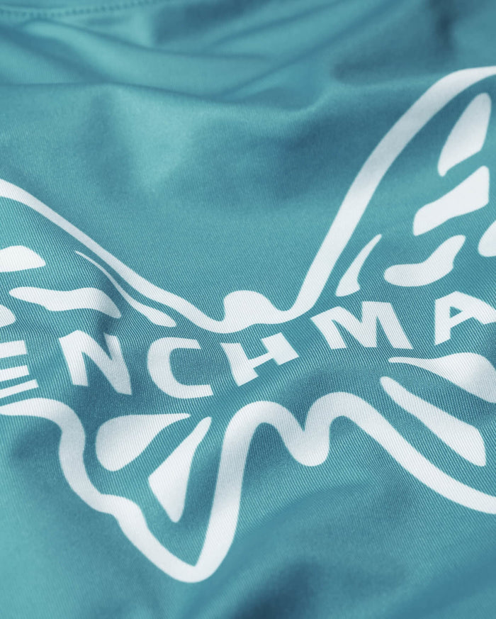 Butterfly Tech Tee Interior Neck Label - Oregon City Benchmade Logo, Yours For Life Tag | Benchmade Knife Co.