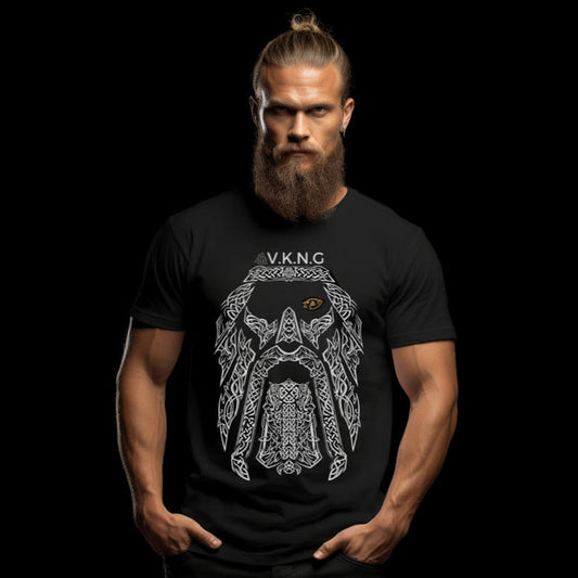 Printify T-Shirt ABSTRACT ODIN  V.K.N.G™ T-SHIRT  (New 2022)