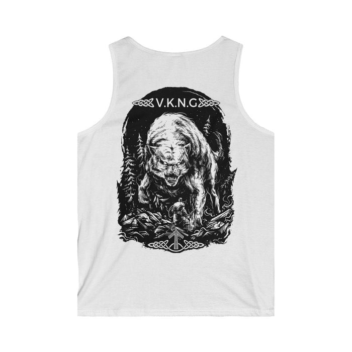 Printify Tank Top Tank Top V.K.N.G™ Fenrir & Tyr (Logo + Back)