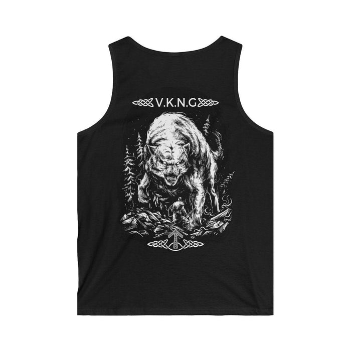 Printify Tank Top Tank Top V.K.N.G™ Fenrir & Tyr (Logo + Back)