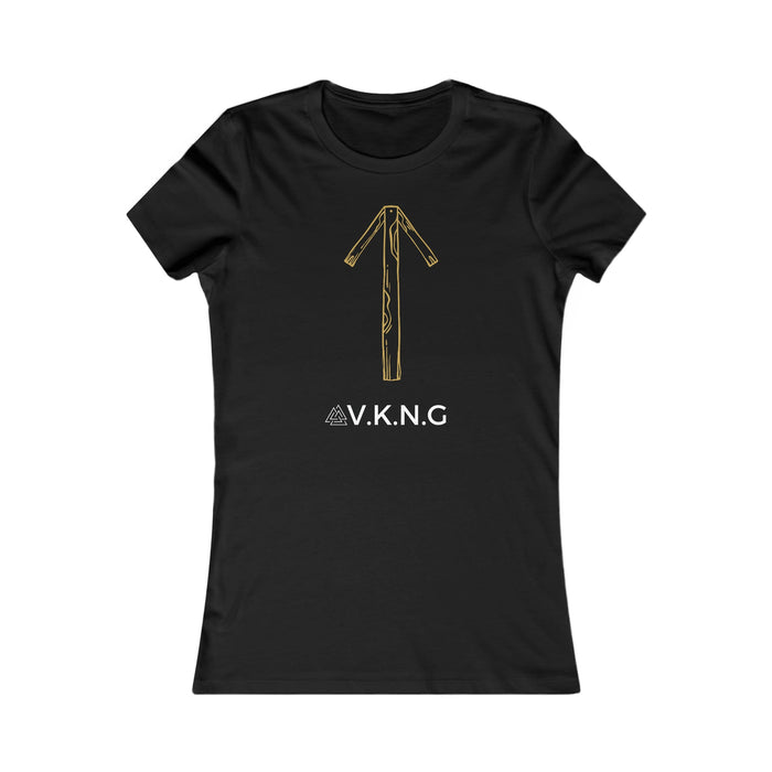 Printify T-Shirt Thurisaz Rune V.K.N.G™ T-shirt Girly Cut