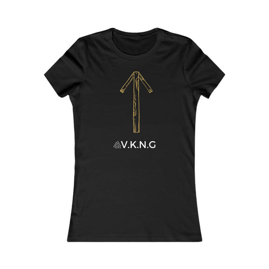 Printify T-Shirt Thurisaz Rune V.K.N.G™ T-shirt Girly Cut