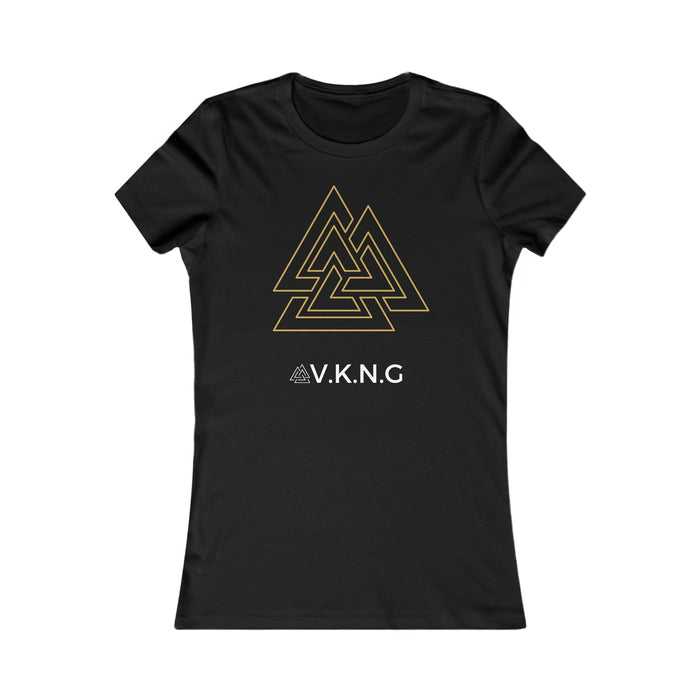Printify T-Shirt Valknut V.K.N.G™ T-shirt Girly Cut