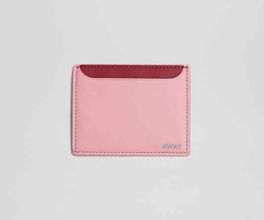 Front product view of the Card Case in Jet Black