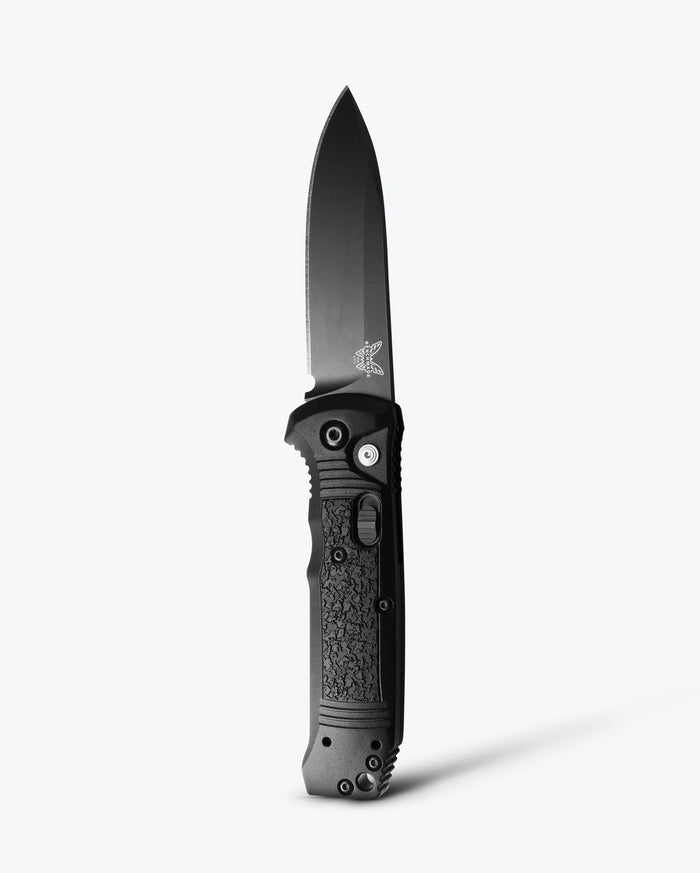 Benchmade Casbah® Black Grivory® Automatic Knife - Vertical Open View | Benchmade Knife Co.