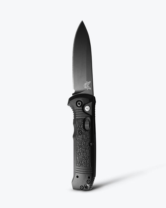 Benchmade Casbah® Black Grivory® Automatic Knife - Vertical Open View | Benchmade Knife Co.
