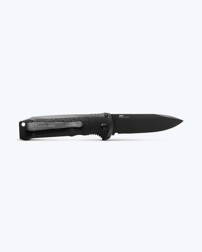 Benchmade Casbah® Black Grivory® knife - Back Side Open View | Benchmade Knife Co.