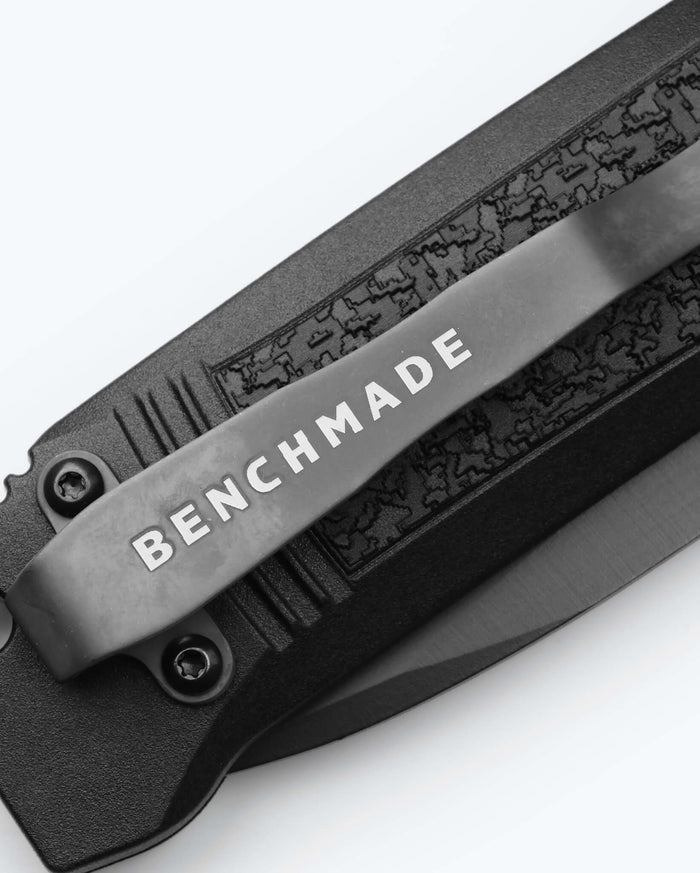 Benchmade Casbah® Black Grivory® Handle Detail - Close-up View | Benchmade Knife Co.