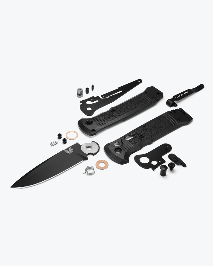 Benchmade Casbah® Black Grivory® Knife Components - Exploded View | Benchmade Knife Co.
