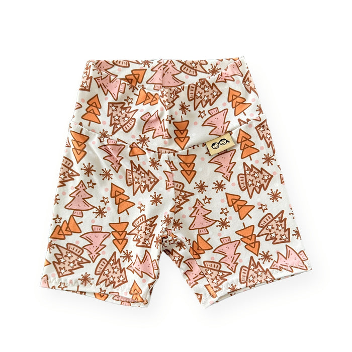 Christmas Tree Farm Biker Shorts