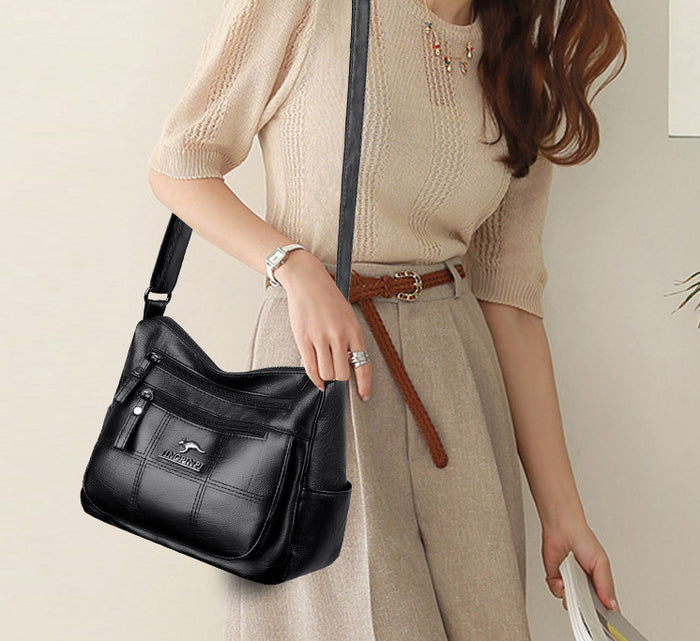 CL1610 - Retro Multi-Layer Messenger Bag