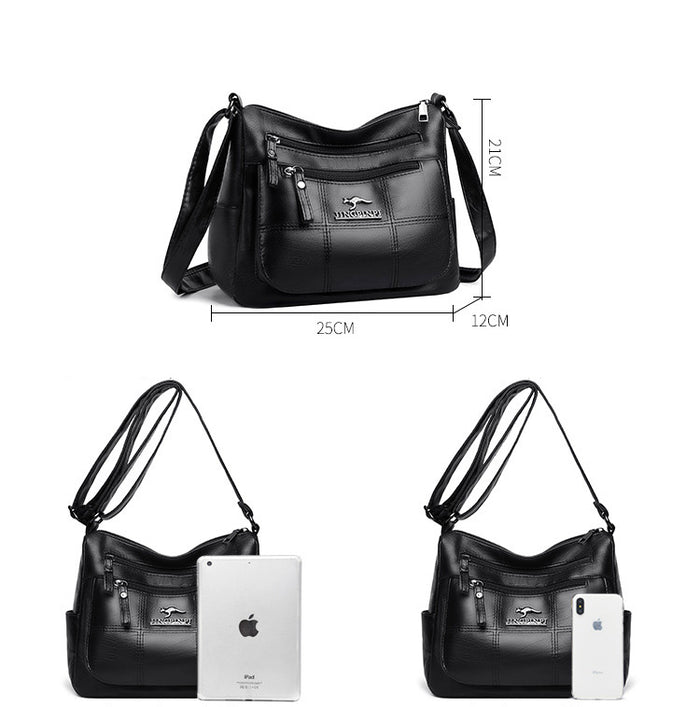 CL1610 - Retro Multi-Layer Messenger Bag