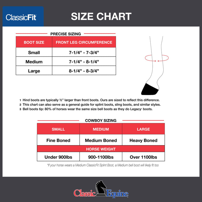 Classic Fit Protection Boots - set of 4