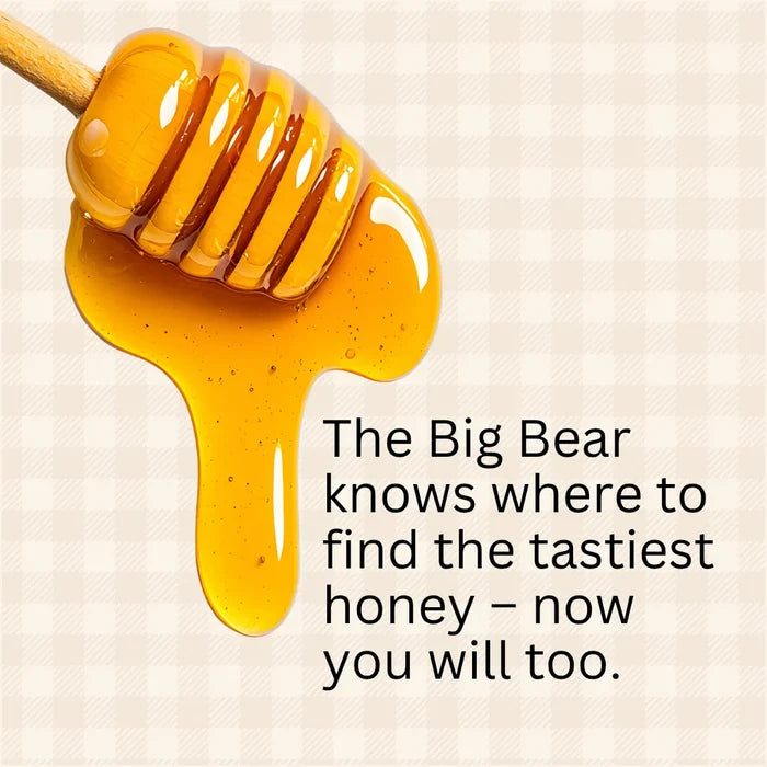 Classic Raw Big Bear Honey