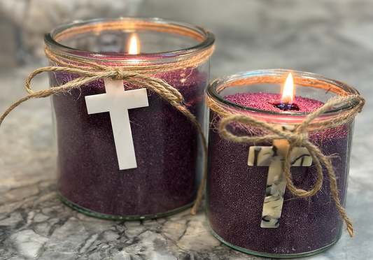 Coloured Feathering Palm Wax - Easter Purple