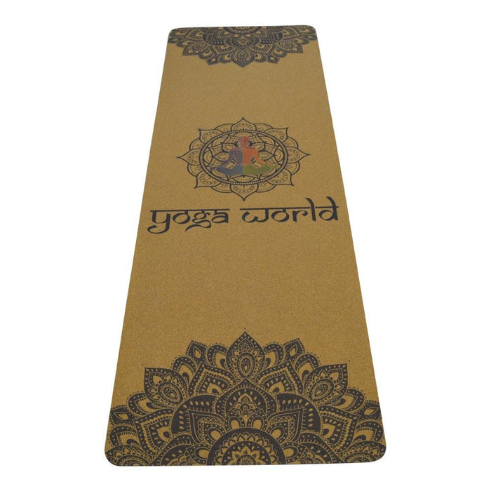 Cork Mat - Yoga World UK - Cork Bundle - Yoga World UK - Cork Bundle includes 100% Cork Mat, Block & Wheel | Yoga World Shop UK | Cork Mandala Bundle | Cork Mat - Yoga Mat