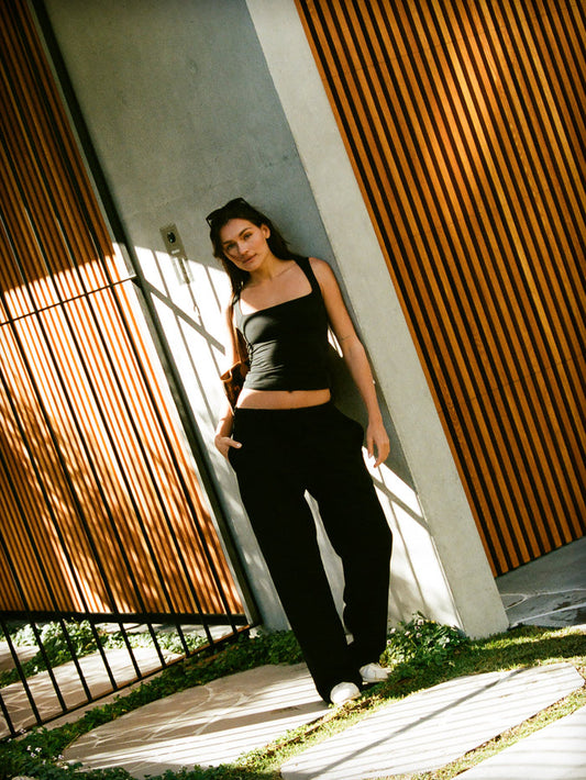 COTTON SWEATS - BLACK