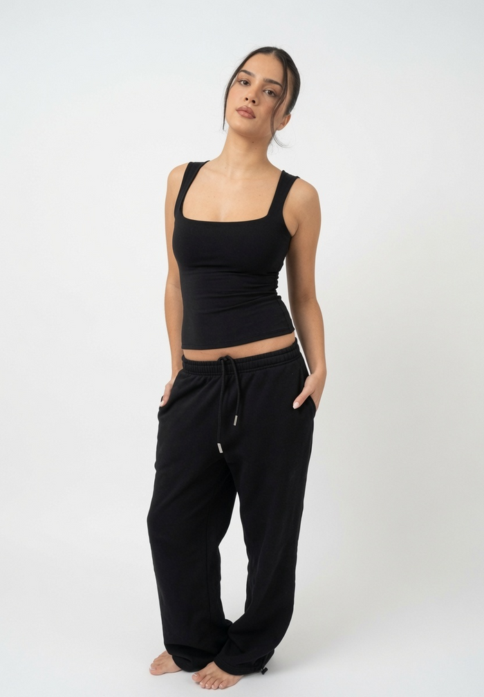 COTTON SWEATS - BLACK