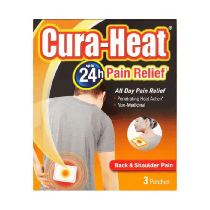 Cura-Heat Back & Shoulder Patches 3's
