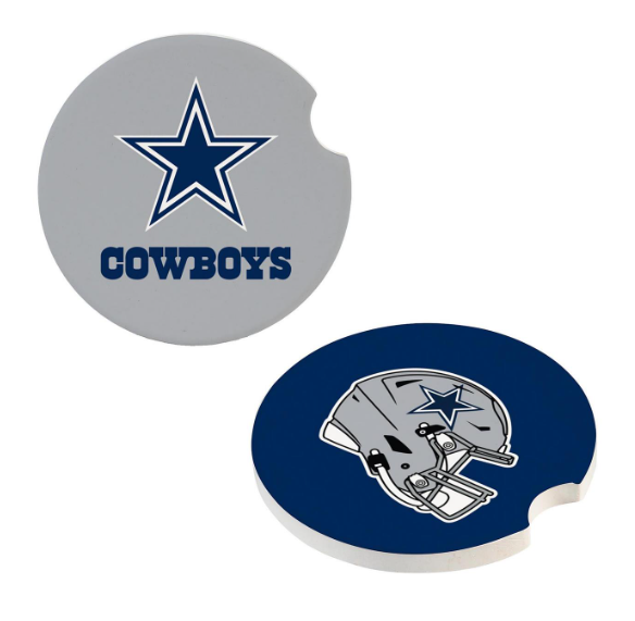 Dallas Cowboys Car Coaster Set