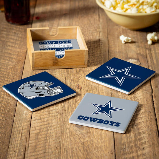 Dallas Cowboys Ceramic Coasters Set