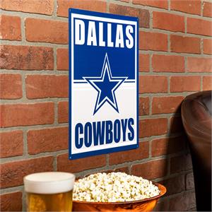 Dallas Cowboys Metal Wall Sign