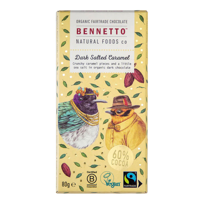 Bennetto Dark Salted Caramel in Organic Chocolate _1